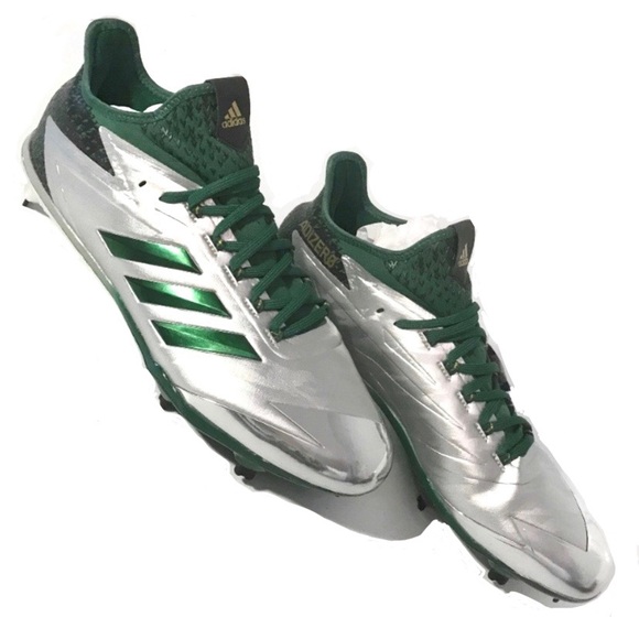 Adidas Cleats 13.5 Adizero Afterburner 4 Silver - Picture 2 of 9